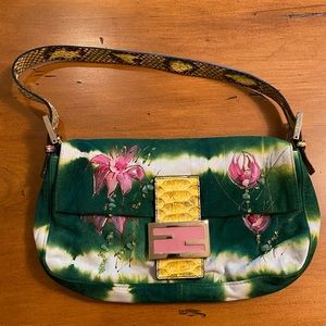 Fendi Hand Painted Baguette Bag